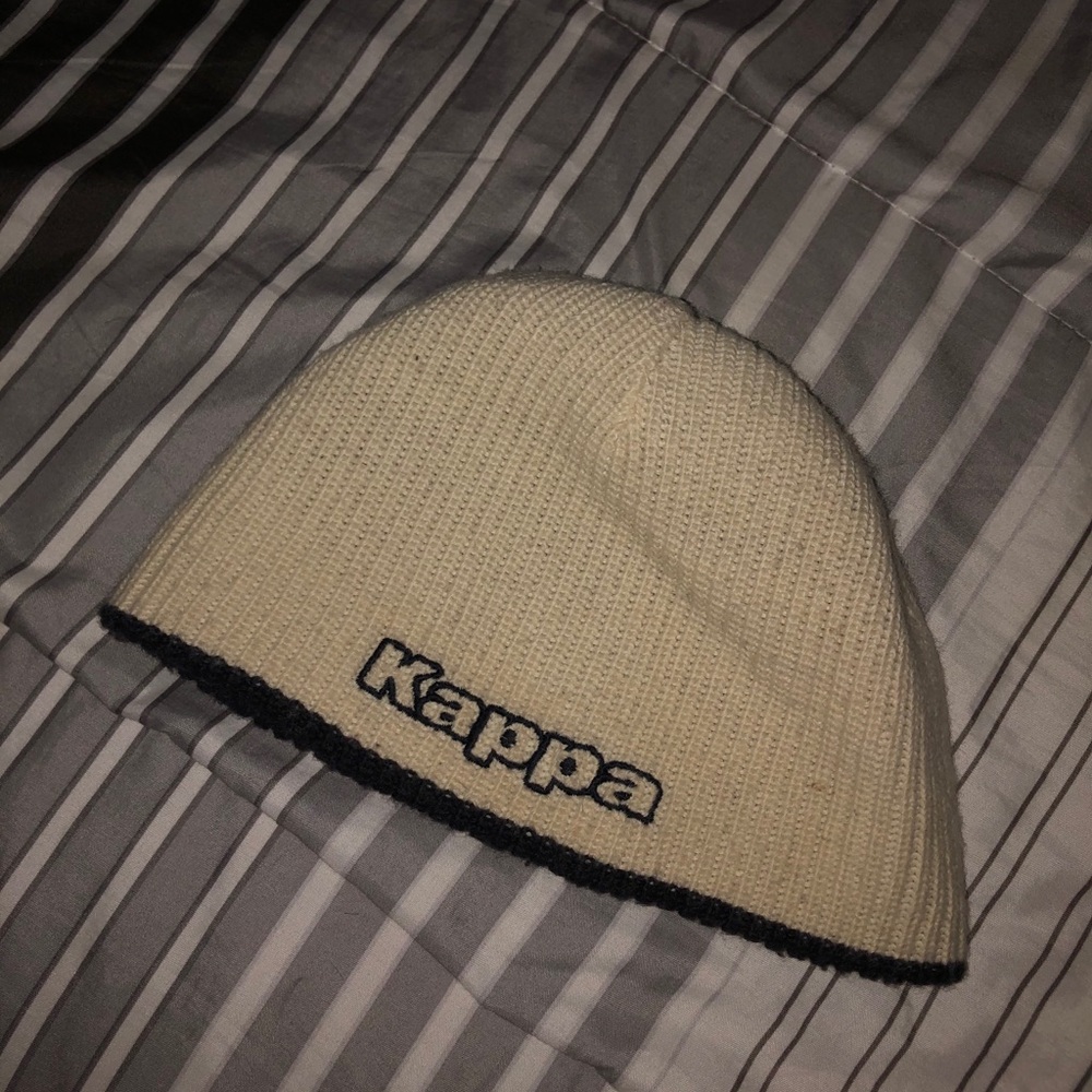 vintage reversible kappa beanie